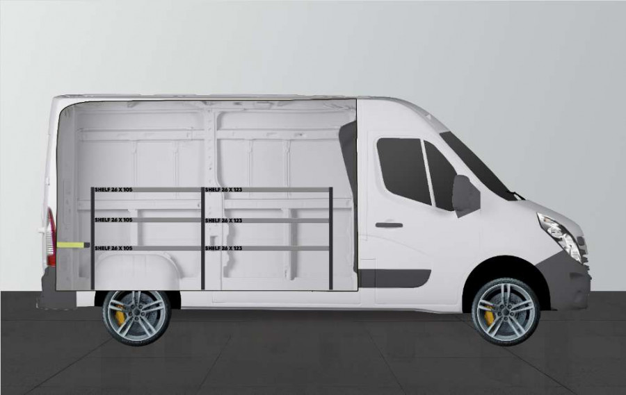 Base26 bilindretning Renault Master