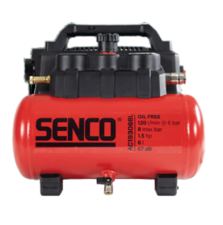 Kompressor 230V med tank 6L Fabrikat: Tjep 6\160 art 713988