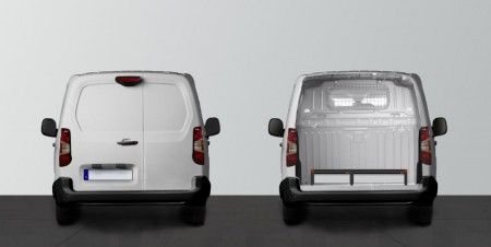 Dobbeltbund H:202 mm 3-skuffer til Berlingo, Combo, Partner og Proace City L2 med standardvæg
