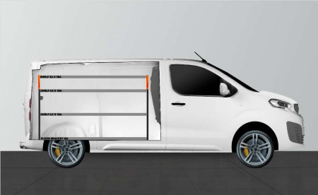 BASE42 Bilindretning til Expert, Jumpy, Vivaro , Scudo & ProAce L2