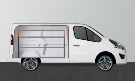 V-ENKEL Bilindretning til Talento, NV300, Vivaro & Trafic L1H1