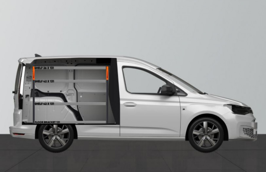 V-ENKEL til VW Caddy Cargo (L1) | Work System