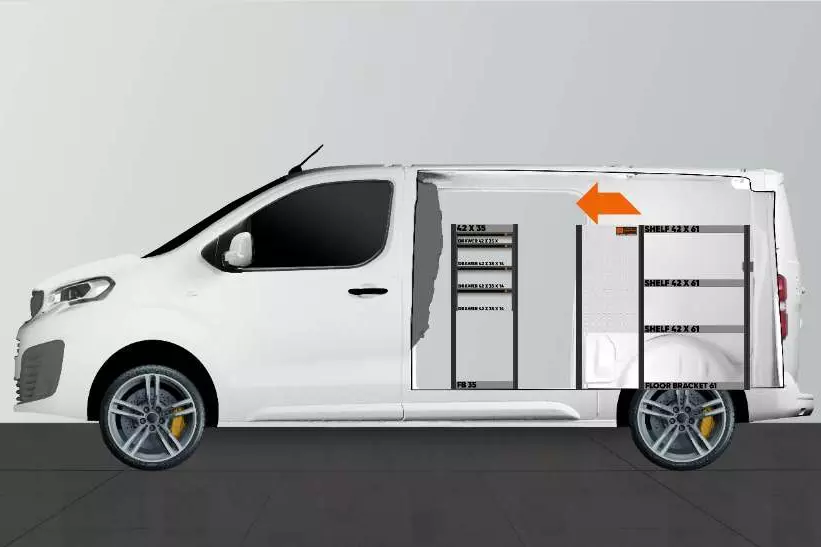 LD42 bilindretning Opel Vivaro