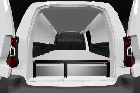 Dobbeltbund H:272 mm 3-skuffer til Berlingo, Combo, Partner og Proace City L2 med standardvæg